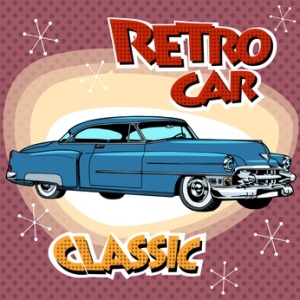 Classic retro car