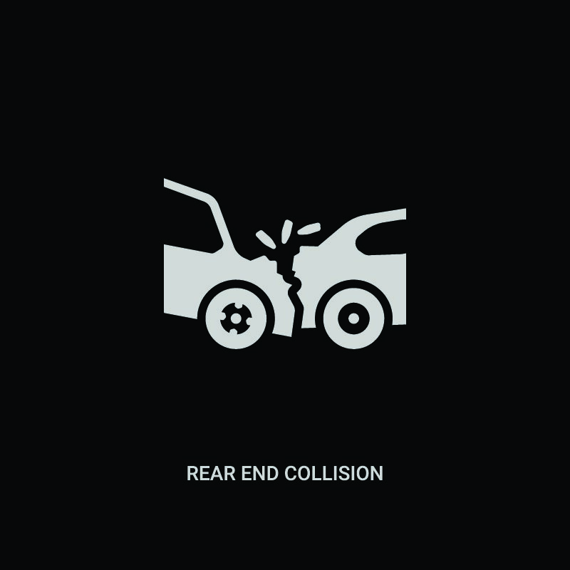 Rear End Collision Graphic