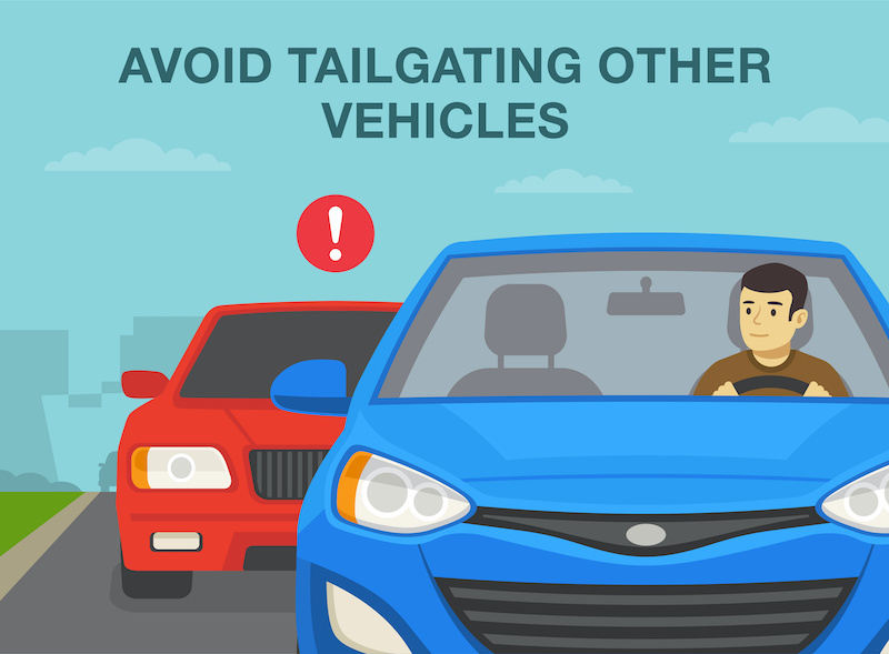 tailgating leads to car crashes