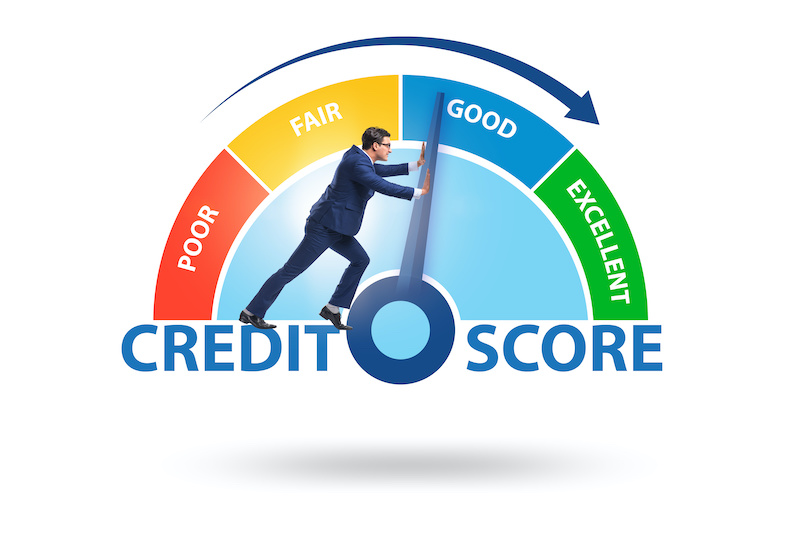 The businessman trying to improve credit score