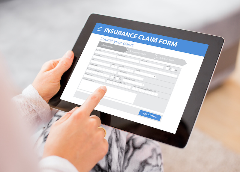 Insurance claim form