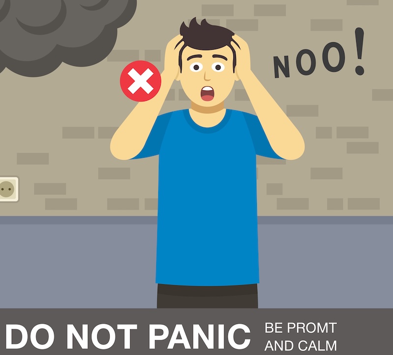 stay calm in a minor fender-bender