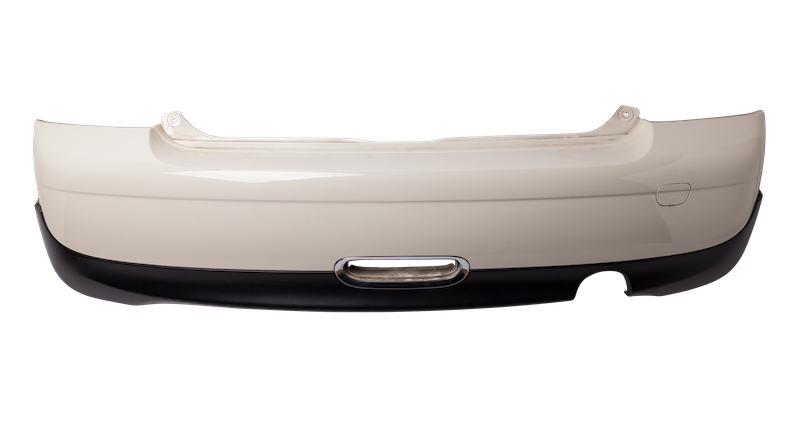 Plastic Trim on a White Truck